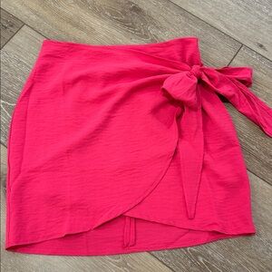 SHEIN Pink Wrap Skirt